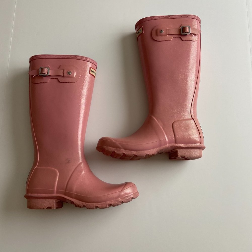 Hunter Kids Blush Pink Boots
